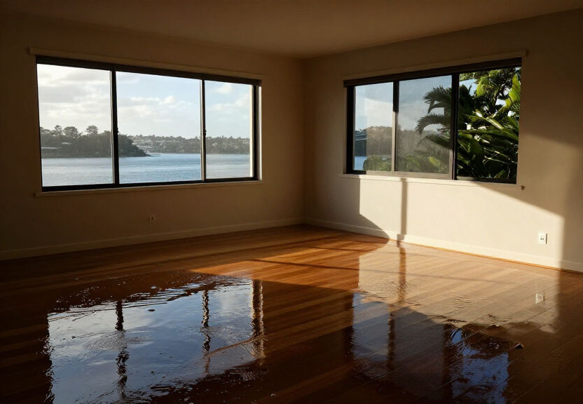 Mould growth on Woronora home wall before treatment
